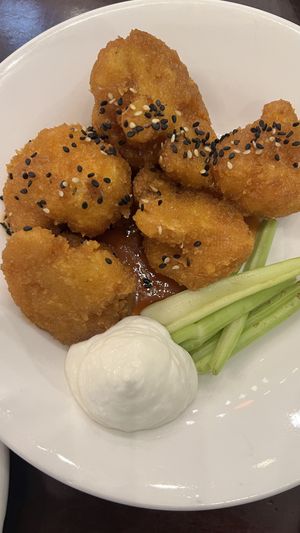 Cauliflower tempura - amazing!  at Loving Vegan in Da Nang