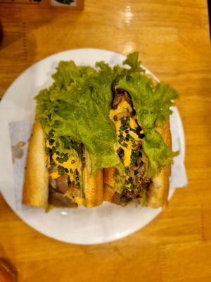 Cheese Philly Sub at Loving Vegan in Da Nang
