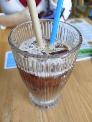 Coconut Coffee at Loving Vegan in Da Nang