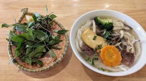 Pho at Loving Vegan in Da Nang