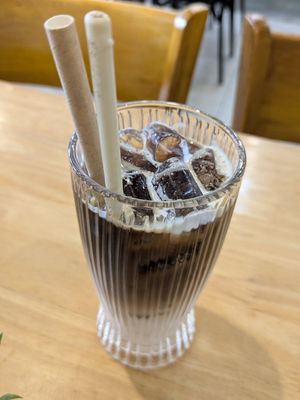 Iced Coconut Milk Coffee at Loving Vegan in Da Nang
