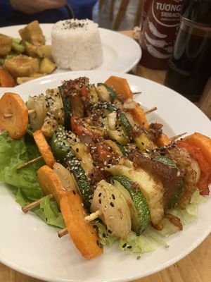 Skewers  at Loving Vegan in Da Nang