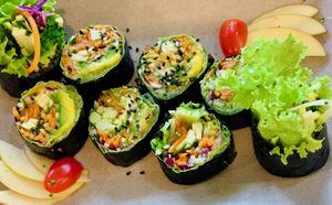 Sushi  at Loving Vegan in Da Nang