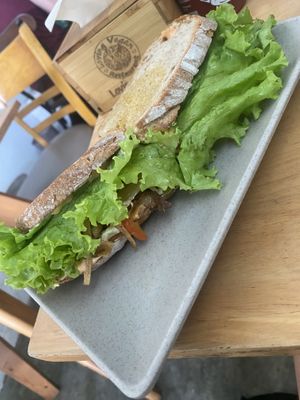 American panini   at Loving Vegan in Da Nang