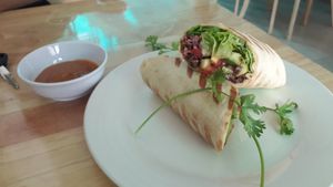 Burrito at Loving Vegan in Da Nang