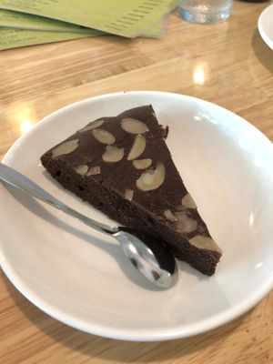Chocolate cake   at Loving Vegan in Da Nang