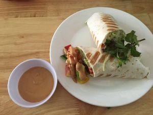 Burrito at Loving Vegan in Da Nang