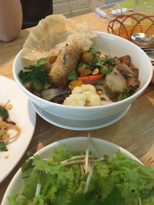 specialty noodles at Loving Vegan in Da Nang