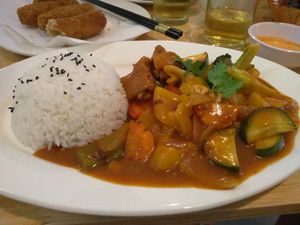 BBQ nuggets at Loving Vegan in Da Nang