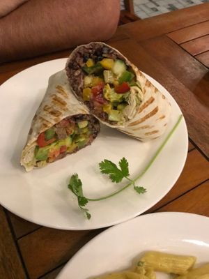 Burrito at Loving Vegan in Da Nang