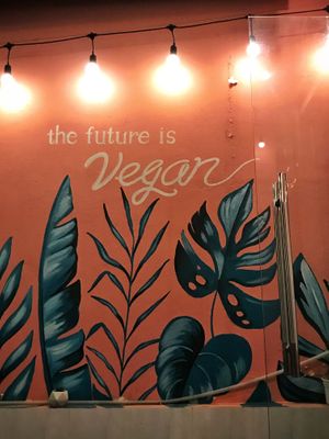 Outside area at Loving Vegan in Da Nang