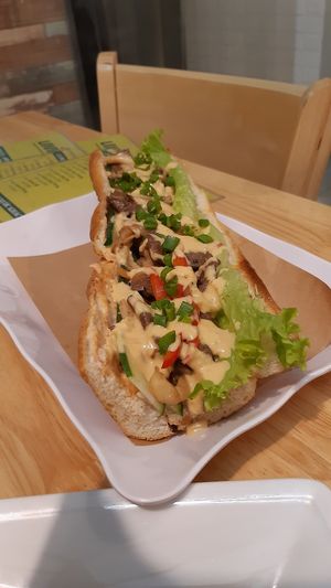 Philly sub - 45k dong at Loving Vegan in Da Nang