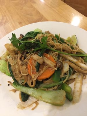 Special noodles at Loving Vegan in Da Nang
