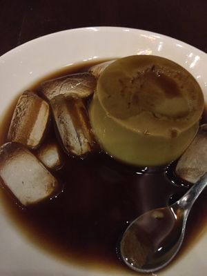 Flan at Loving Vegan in Da Nang