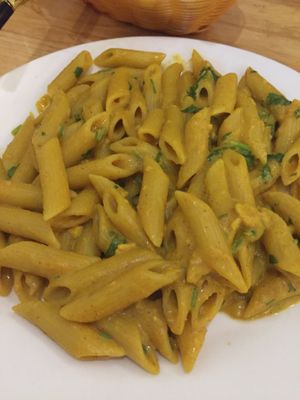 Mac 'n' cheese at Loving Vegan in Da Nang