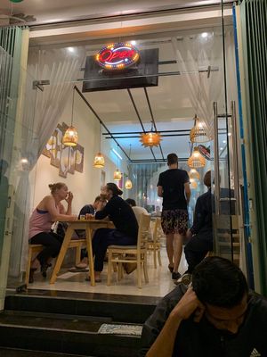 Entrance at Loving Vegan in Da Nang