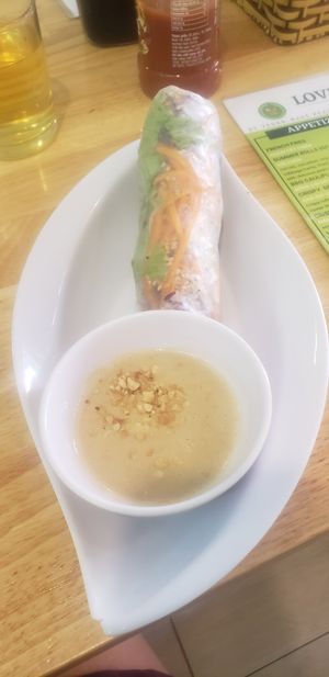 summer roll at Loving Vegan in Da Nang