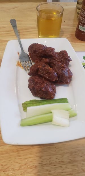 BBQ cauliflower tempura at Loving Vegan in Da Nang