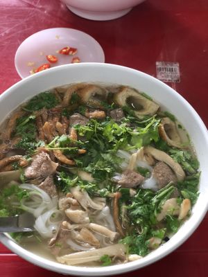 Pho  at Pho Chay in Hanoi