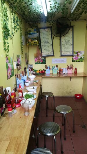 Inside at Pho Chay in Hanoi