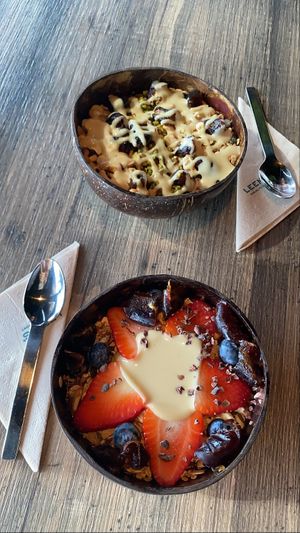 So yummy acai bowls 😍 at Leen's in Dubai