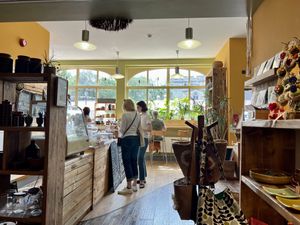 Counter and shop   at Green Earth in Bedford