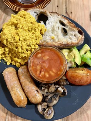 Vegan breakfast   at Green Earth in Bedford