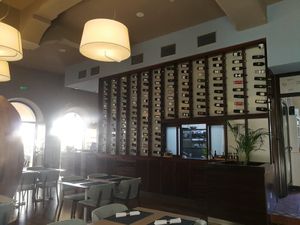 Inside seating at Calebotta in Trogir