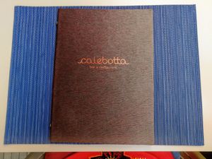 Menu at Calebotta in Trogir