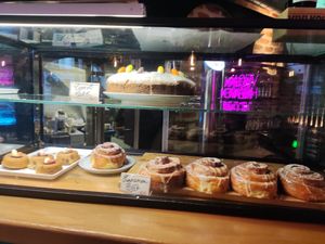 Sweet display at EnVie Vegan in Geneva