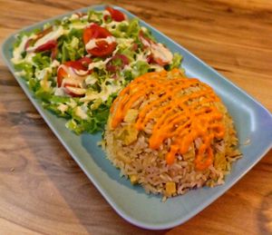 Arroz Chaufa at EnVie Vegan in Geneva