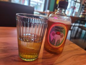 Green tea and mint at EnVie Vegan in Geneva