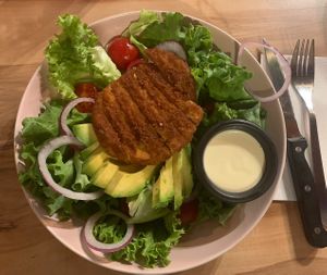 Chicken salad  at EnVie Vegan in Geneva