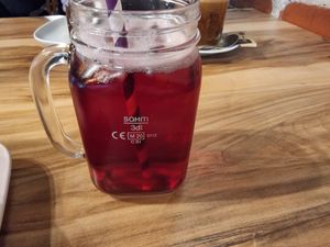 The drink I chose at EnVie Vegan in Geneva