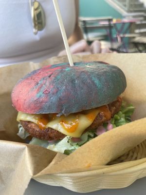 Rebel rider burger   at EnVie Vegan in Geneva