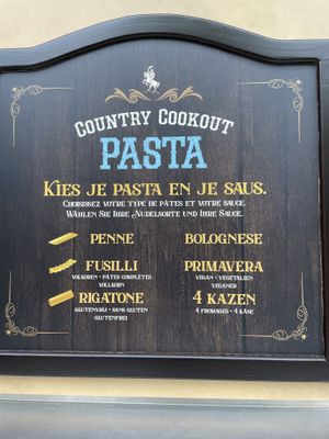 Vegan pasta sauce available 🙌  at Bobbejaanland in Kasterlee