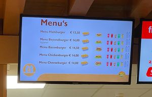 Beyond burger menu 👏🏻  at Bobbejaanland in Kasterlee