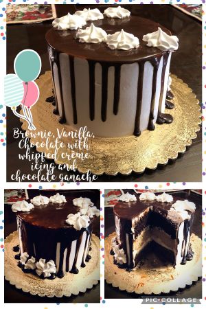 Custom 3-layer cake  at Sweet Craft in Brownsville