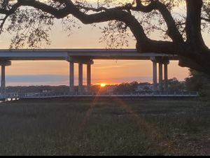 Beautiful sunrise.  at SunRise Cafe in Hilton Head Island