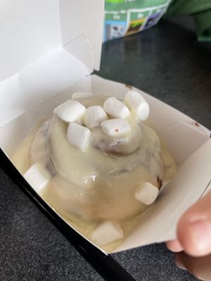 Marshmallow frosting with marshmallows  at Cinnaholic in Gilbert