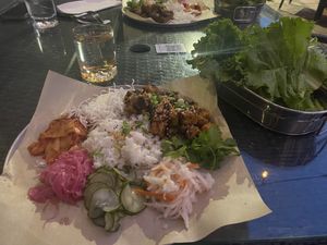 Vegan lettuce wraps   at BLAKE in Canmore