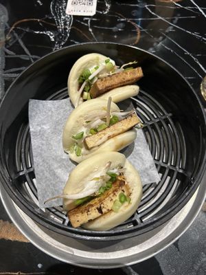 Bao buns (tofu)   at BLAKE in Canmore
