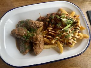 South Fried Seitan Wings at Tansy's Pantry in Godshill