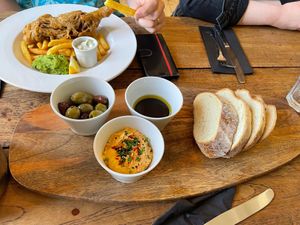 Bread board at Tansy's Pantry in Godshill