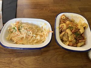 Coleslaw and Mac n cheese  at Tansy's Pantry in Godshill