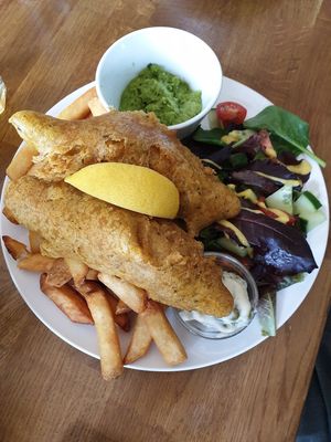 Vish & Chips at Tansy's Pantry in Godshill