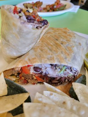 LA Beat burrito at Hijo De Su Madre in Los Angeles