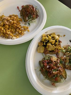 Esquites and Tacos at Hijo De Su Madre in Los Angeles