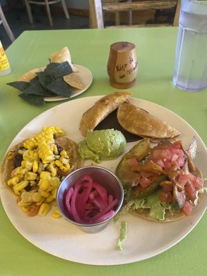 Taco Platter  at Hijo De Su Madre in Los Angeles