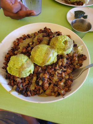 Jeff's hash Taco is amazing at Hijo De Su Madre in Los Angeles